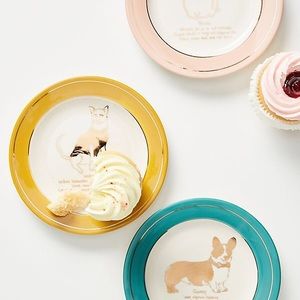Anthropologie Other - Anthropologie Dog Biography Quincy Canape Plate Anthropologie Other - Anthropologie Dog Biography Quincy Canape Plate